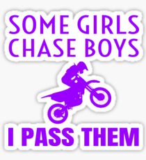 Funny Dirt Bike Motocross Dirtbike For Women Girls Sticker