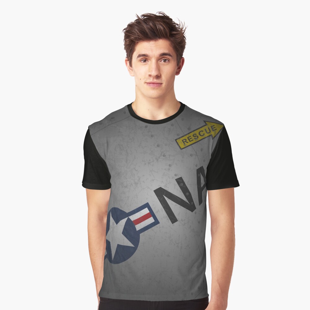 Naval Aviation Warbird Skin Graphic T-Shirt