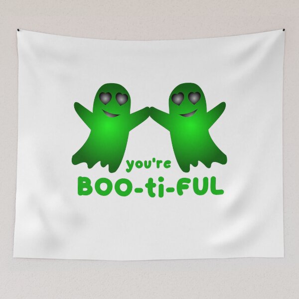 Item preview, Happy Ghost Lovers Cute Ghosts Boo Glow in the dark Ghosts designed and sold by KatesFunnyArt.