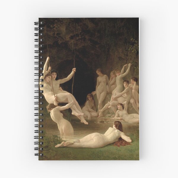Item preview, The Nymphaeum - William Adolphe Bouguereau designed and sold by forgottenbeauty.