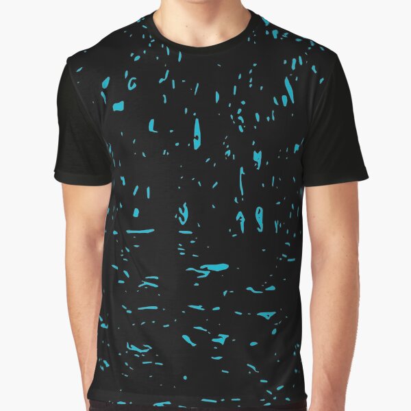 black acid wash graphic tee