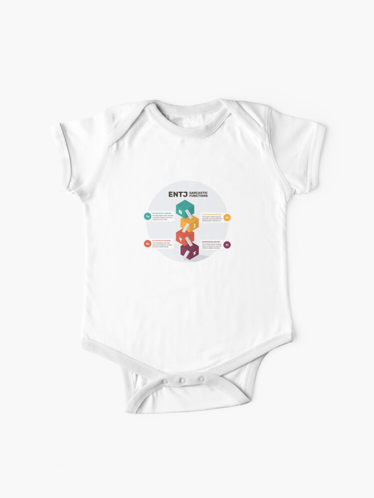 Entj Sarcastic Functions Baby One Piece By Eilamona Redbubble