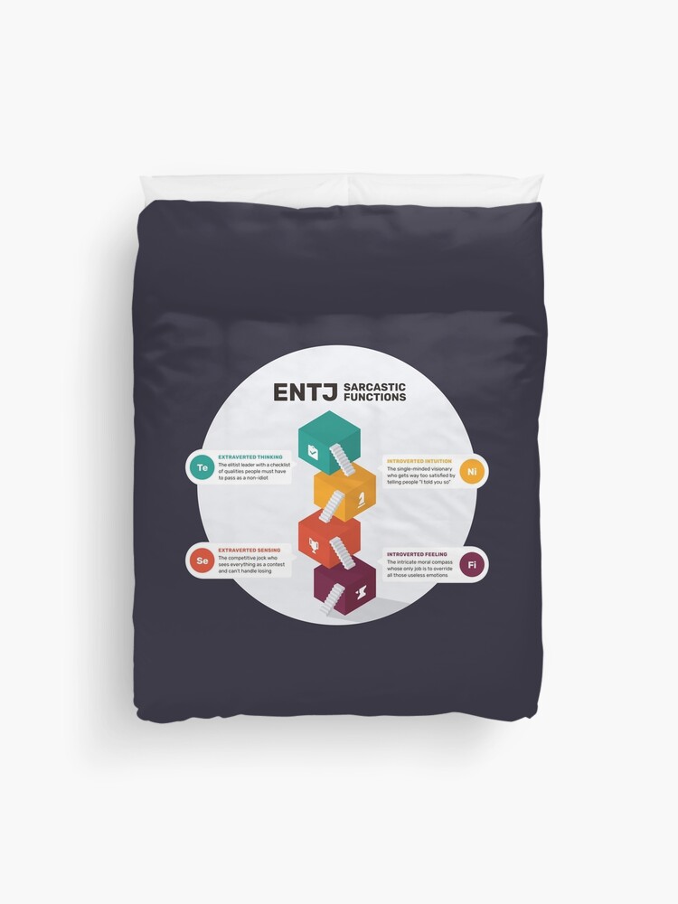 Entj Sarcastic Functions Duvet Cover By Eilamona Redbubble