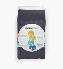 ENTP Sarcastic Functions Duvet Cover