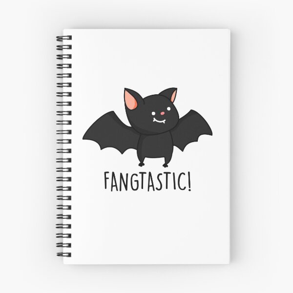 Item preview, Fangtastic Funny Halloween Black Bat Puns  designed and sold by punnybone.