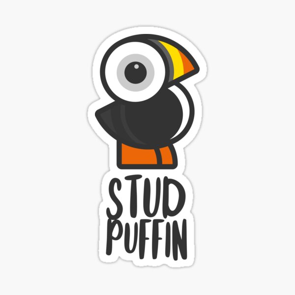 Artikel-Vorschau von Stud Puffin, designt und verkauft von Nádúr  Creative.