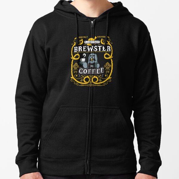 Brewster's Cup of Coo'ffee Zipped Hoodie