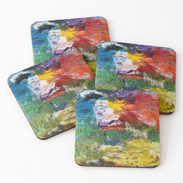 Item preview, Storm Over Tahoe - a Dramatic Abstract Heavily Textured Oil Painting designed and sold by KarenRHarris.