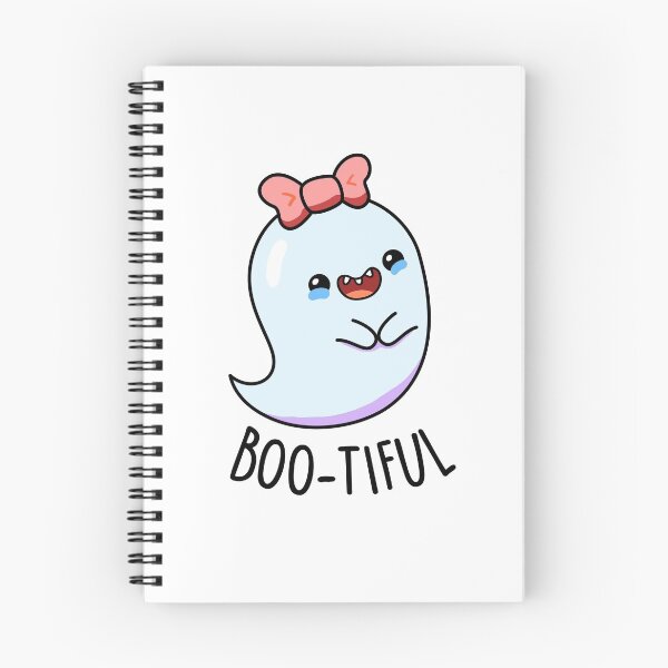 Item preview, Bootiful Funny Girly Halloween Ghost Puns  designed and sold by punnybone.