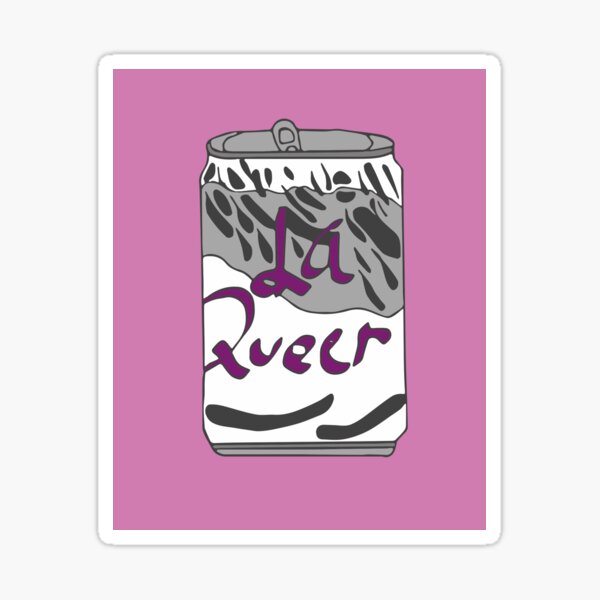 Asexual La Queer Sticker