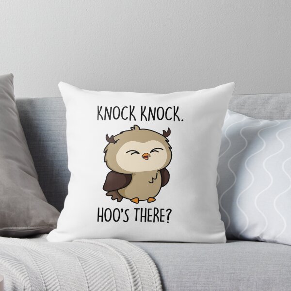Item preview, Knock Knock Hoos There Funny Owl Puns  designed and sold by punnybone.