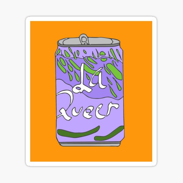 Genderqueer La Queer Sticker