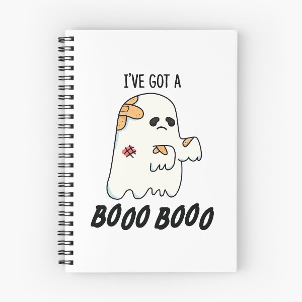 Item preview, I've Got A Boo Boo Funny Halloween Ghost Puns  designed and sold by punnybone.