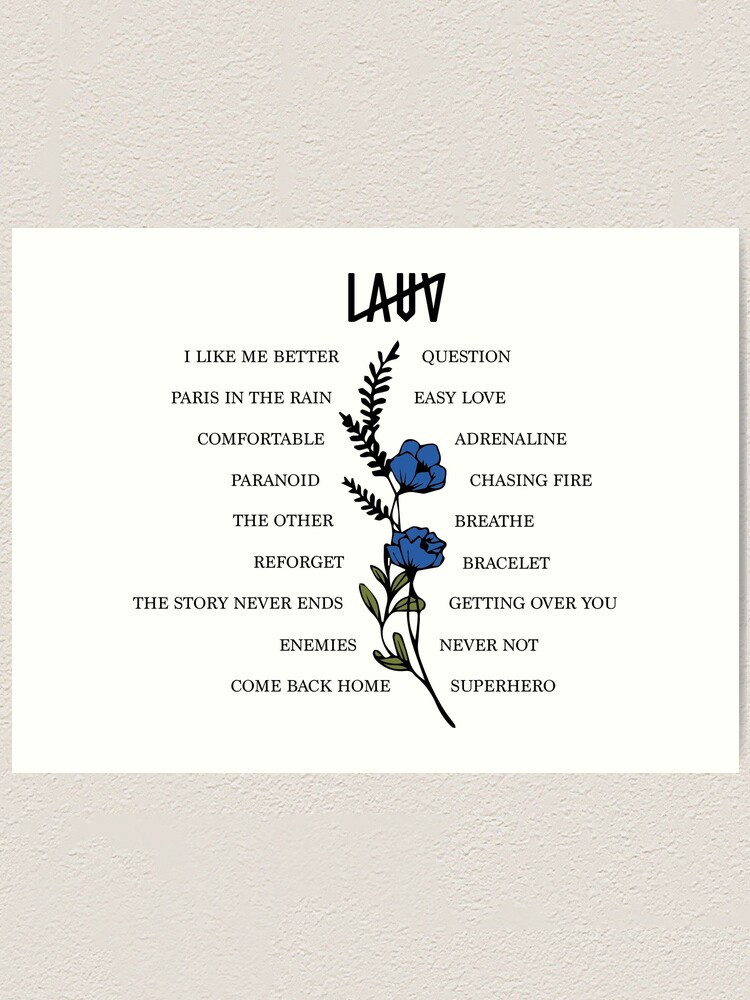 Lyrics Art. - Superhero // Lauv