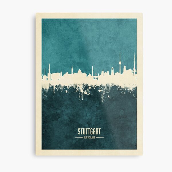 Item preview, Stuttgart Germany Skyline designed and sold by MICHAEL TOMPSETT.