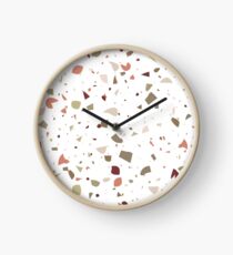 terrazzo pattern Clock