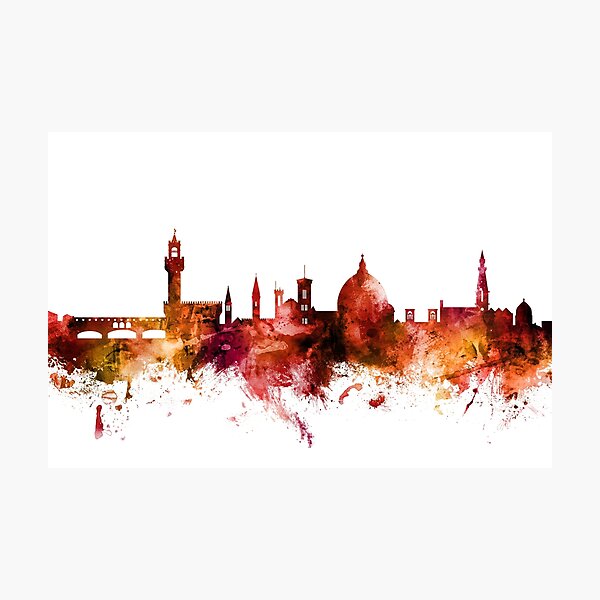 Item preview, Florence Italy Skyline designed and sold by MICHAEL TOMPSETT.