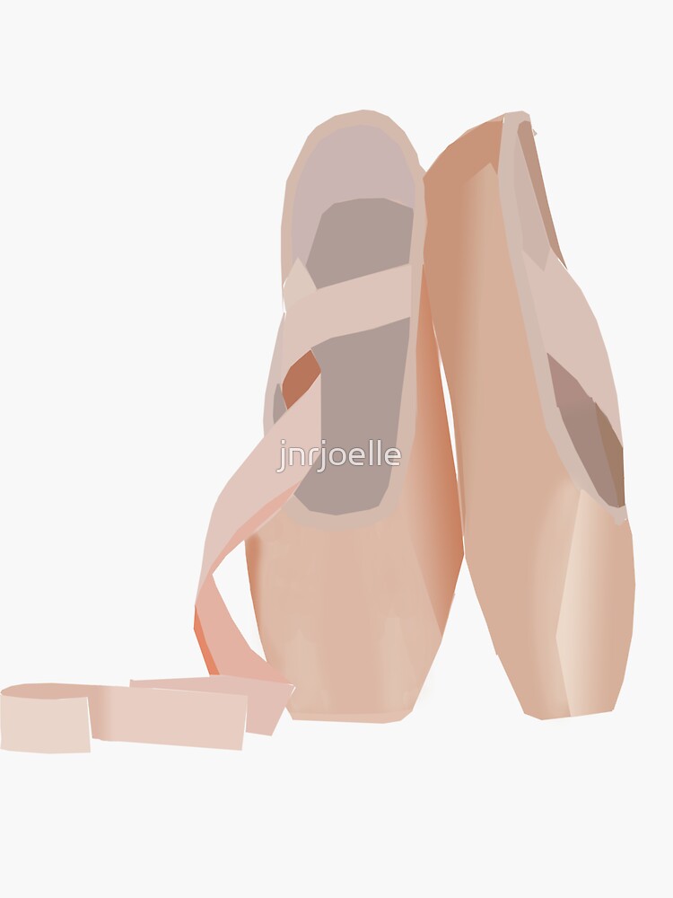 "Ballet Shoes" Sticker for Sale by jnrjoelle Redbubble