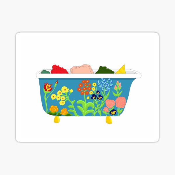 Reading Nook Bathtub Sticker