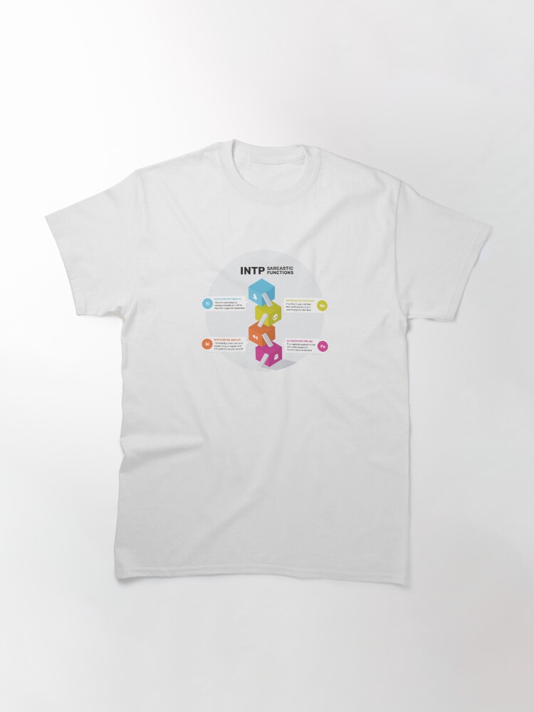 Alternate view of INTP Sarcastic Functions Classic T-Shirt