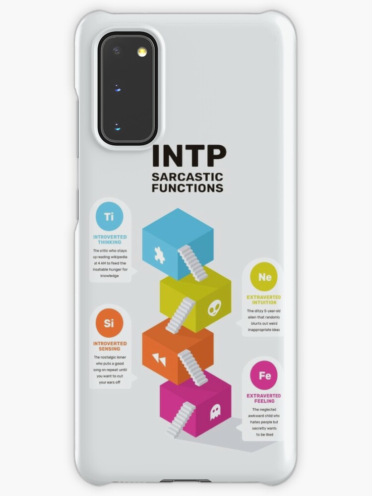 Intp Sarcastic Functions Case Skin For Samsung Galaxy By