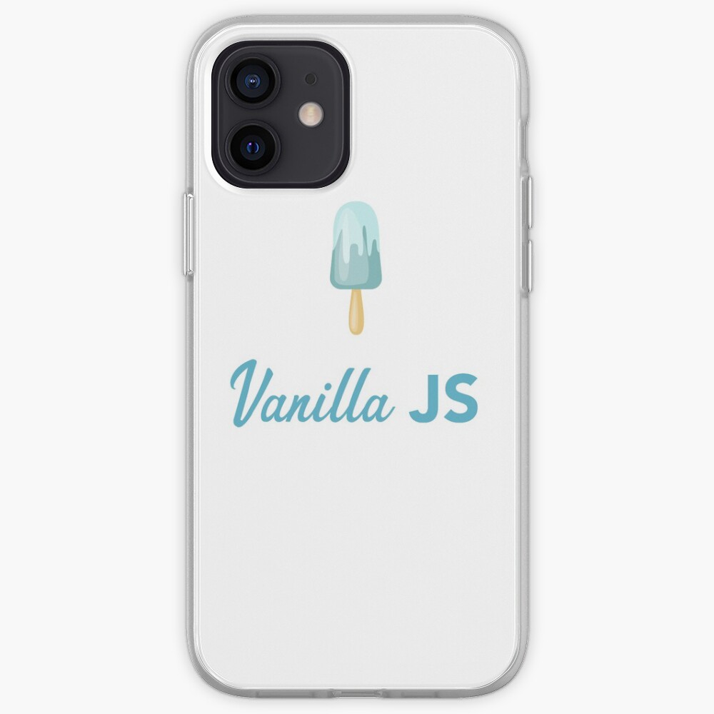 "Vanilla JS" iPhone Case & Cover by vladocar Redbubble