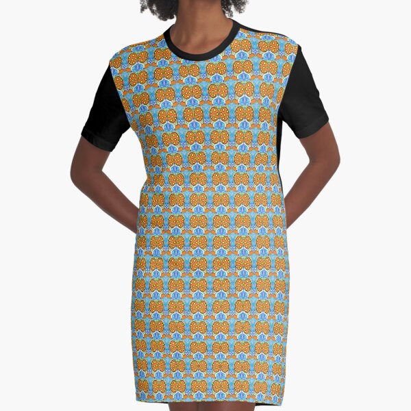 Volksbolts/KABFA Designs, Orange Hot air balloons, Hotair Balloon, By Miss K L Slomczynski  Graphic T-Shirt Dress