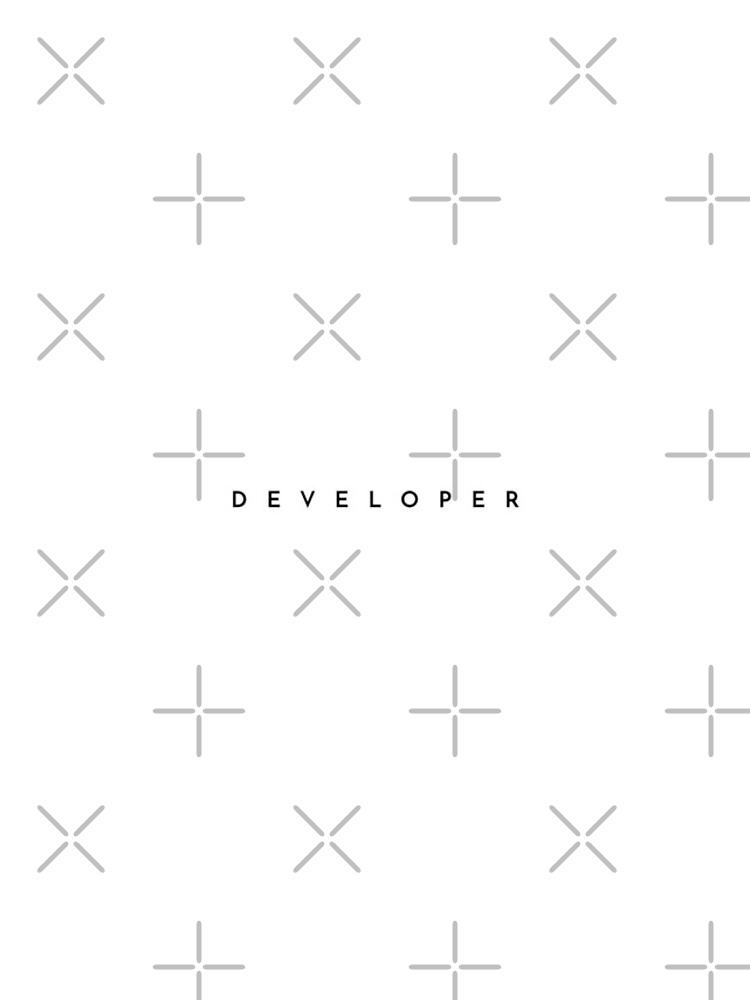Thumbnail 4 of 4, iPhone Case, Developer (minimal) (Inverted) designed and sold by developer-gifts.