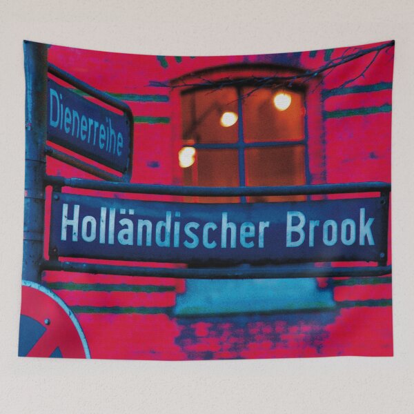 Item preview, Hamburg Speicherstadt Dutch Brook Collage Art 03 designed and sold by Margarita-Art.
