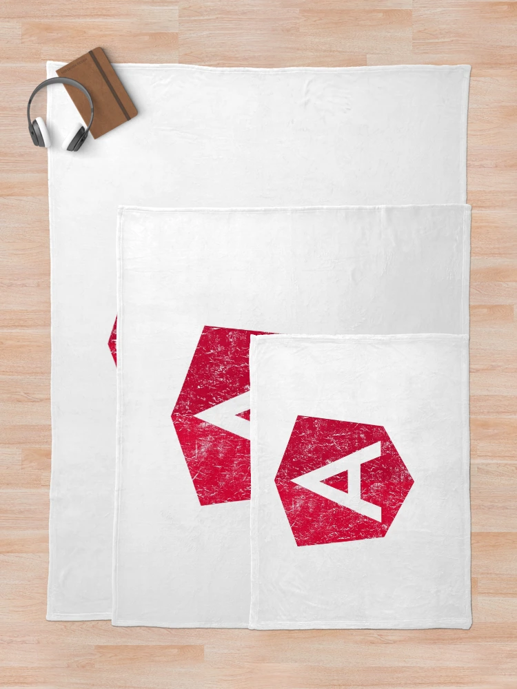 Thumbnail 5 of 6, Throw Blanket, Vintage Angular JS JavaScript Developer designed and sold by vladocar.