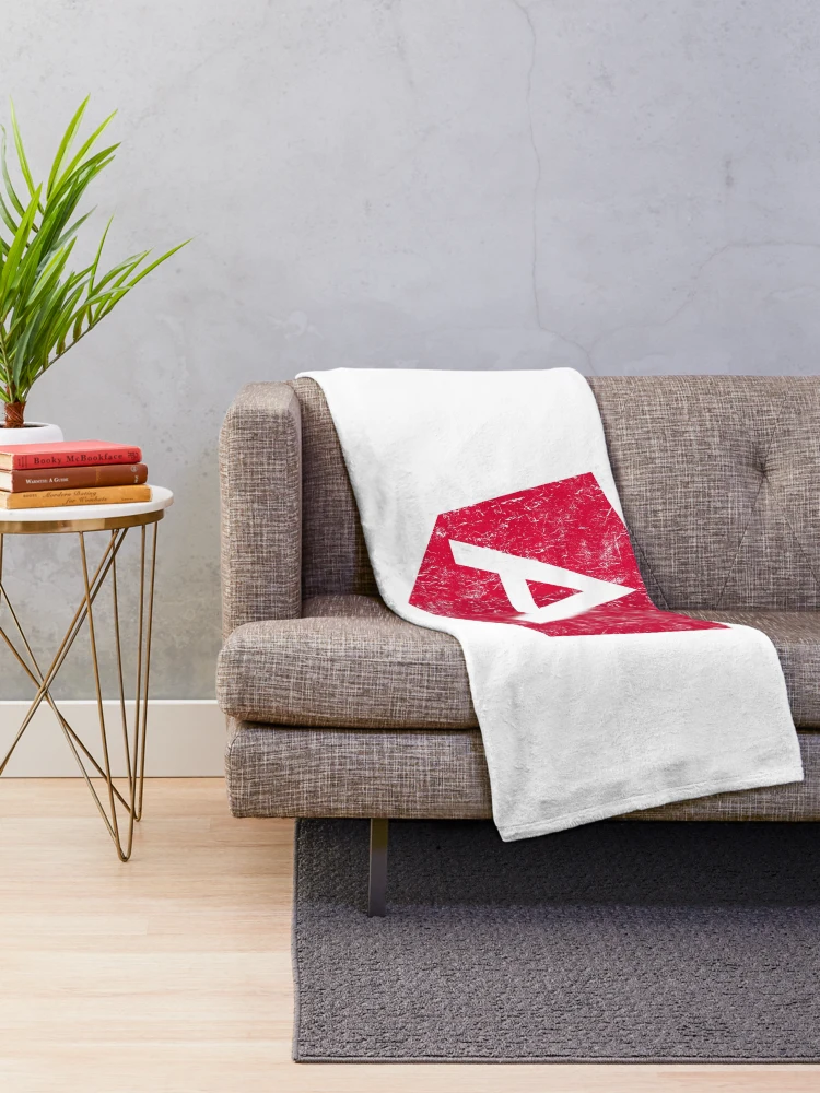 Thumbnail 2 of 6, Throw Blanket, Vintage Angular JS JavaScript Developer designed and sold by vladocar.