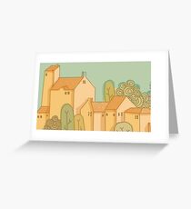Simple landscape Greeting Card
