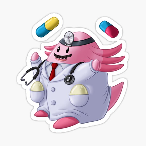 Dr. Chansey!&quot; Sticker by Kashidoodles | Redbubble