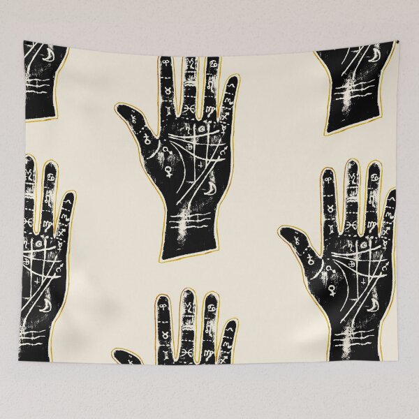 Item preview, Black hand - Palmistry/Chiromancy designed and sold by NONUMMYdesign.