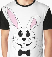 Hase Grafik T-Shirt