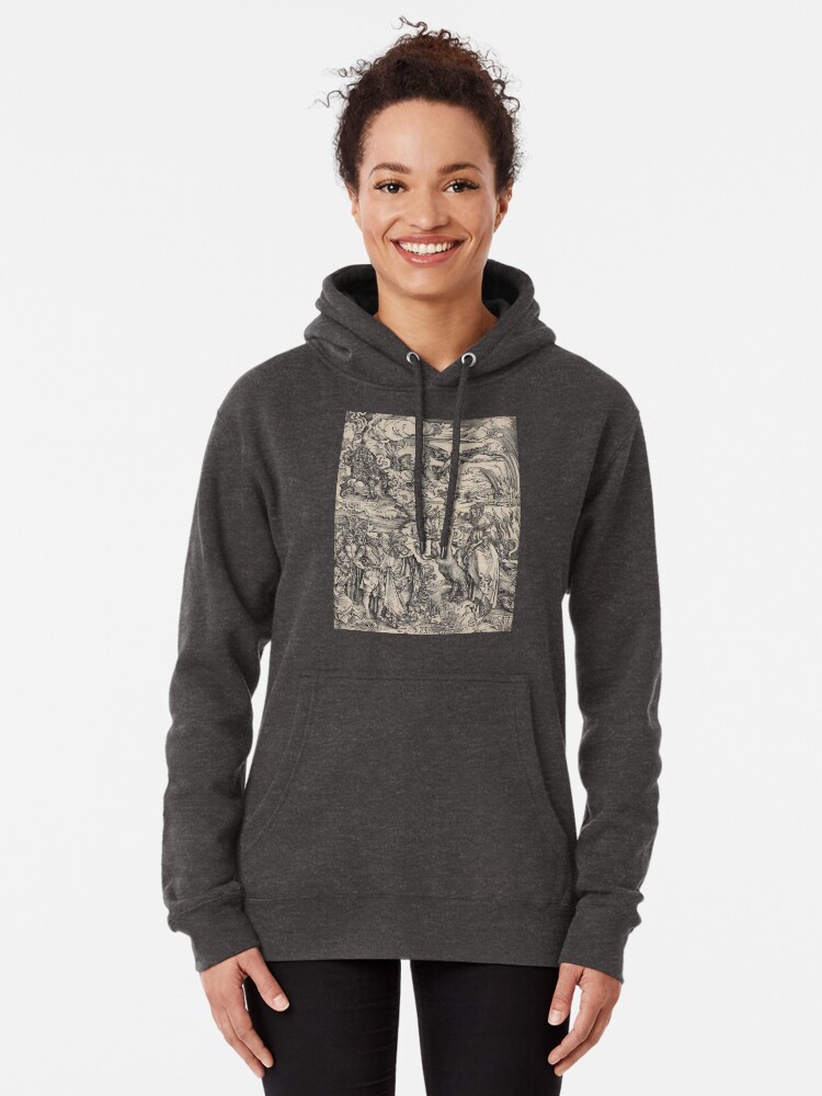 Alternate view of DURER. The Apocalypse. The Whore of Babylon, ALBRECHT DURER. Pullover Hoodie