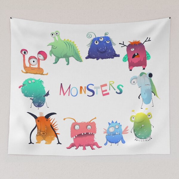 Item preview,      Cute monsters set.  designed and sold by kateja.