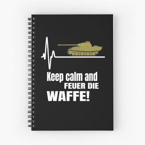 Item preview, Panther Tank WW2 Design - Keep Calm and Feuer die Waffe! designed and sold by MandWthings.