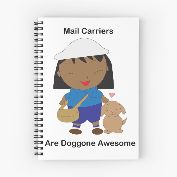Item preview, Mail Carrier Female Black Dog Awesome designed and sold by ValeriesGallery.
