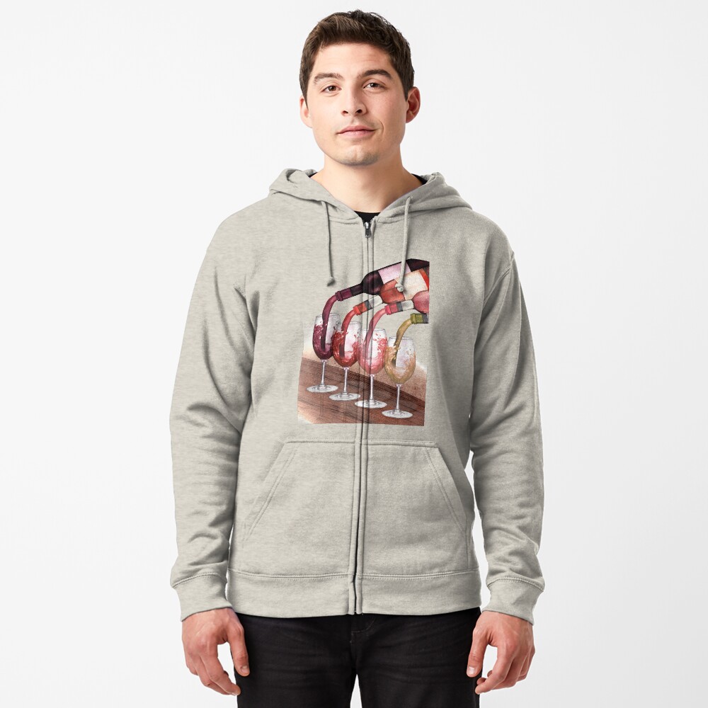 Item preview, Zipped Hoodie designed and sold by Glazkova.