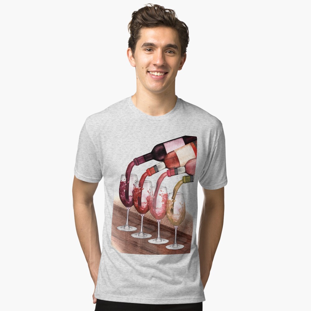 Item preview, Tri-blend T-Shirt designed and sold by Glazkova.