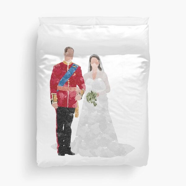 Prince William and Kate Middleton royal wedding Duvet Cover