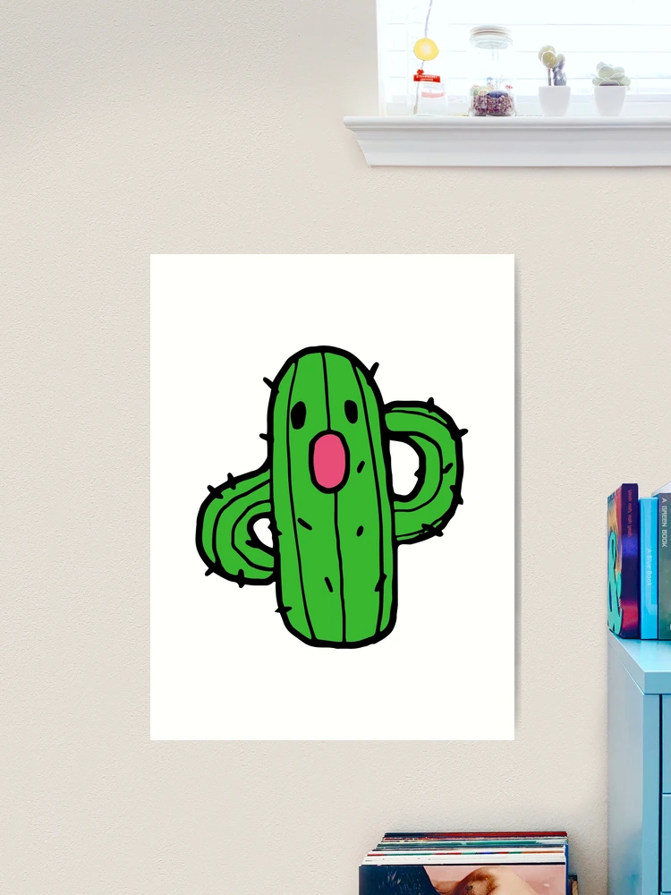 Funny cactus meme" Art Print for Sale by bainermarket | Redbubble
