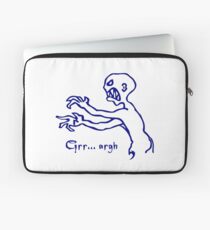 Grey Grrr Argh Monster, Grr Arghh, Buffy the Vampire Slayer, Mutant Enemy, 90s, BTVS, Zombie, Joss Whedon, Angel, Buffering, Pop Culture, Zombie Laptop Sleeve