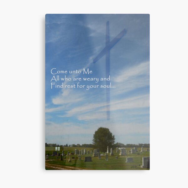Come Unto Me Metal Print