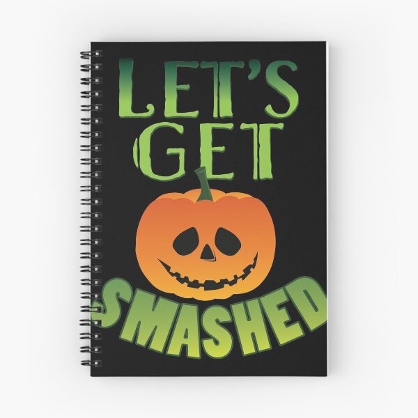 Item preview, Funny Sayings Let's Get Smashed Pumpkin Face Halloween Shirt designed and sold by tronictees.