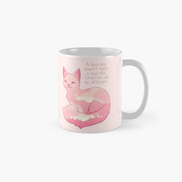 Artikel-Vorschau von "Ein schlechter Tag bedeutet kein schlechtes Leben" Peachy Sky Cat, designt und verkauft von thelatestkate.