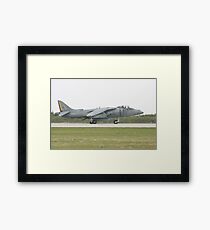 US Marine Harrier Framed Print