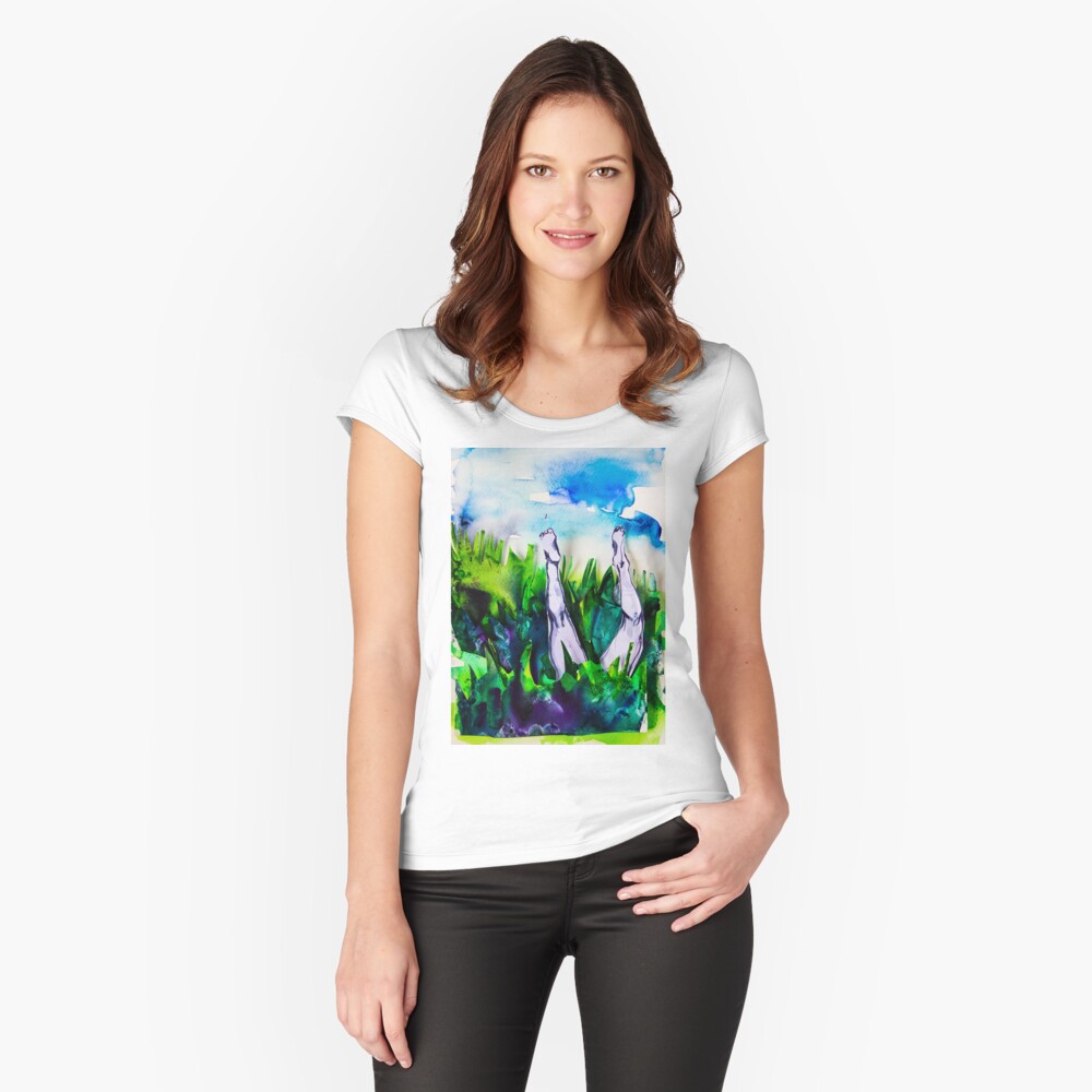 Item preview, Fitted Scoop T-Shirt designed and sold by ManzardCafe.