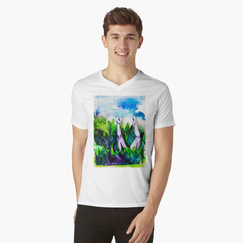 Item preview, V-Neck T-Shirt designed and sold by ManzardCafe.